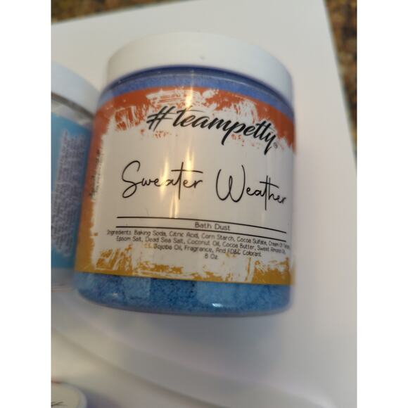 Team Petty Bath Set Of Three Whipped Body Butter Bath Dust Foaming Dust - Picture 2 of 5